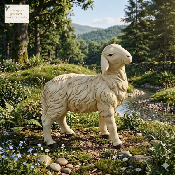 Schaffigur – Charmantes Naturdekor für Ihr Zuhause